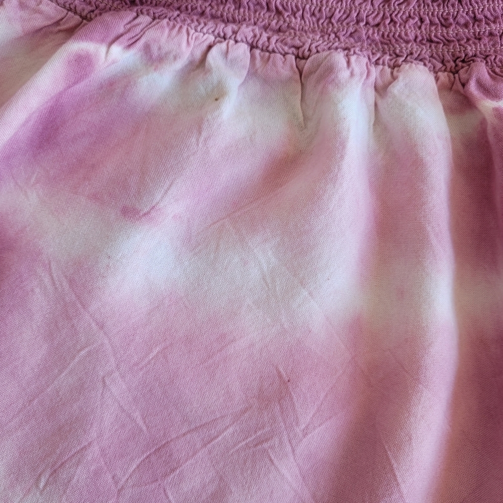Unique Spectrum Light Purple Tye Dyed Off The Shoulder Blouse Size 1X - Picture 4 of 4